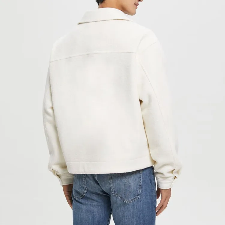 Calvin Klein Jackets Men Ecru-3