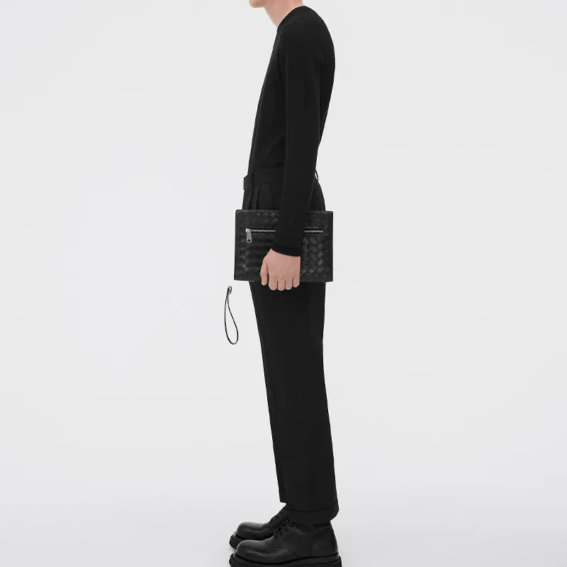 Bottega Veneta Classic Intrecciato Small Clutch Bag-4