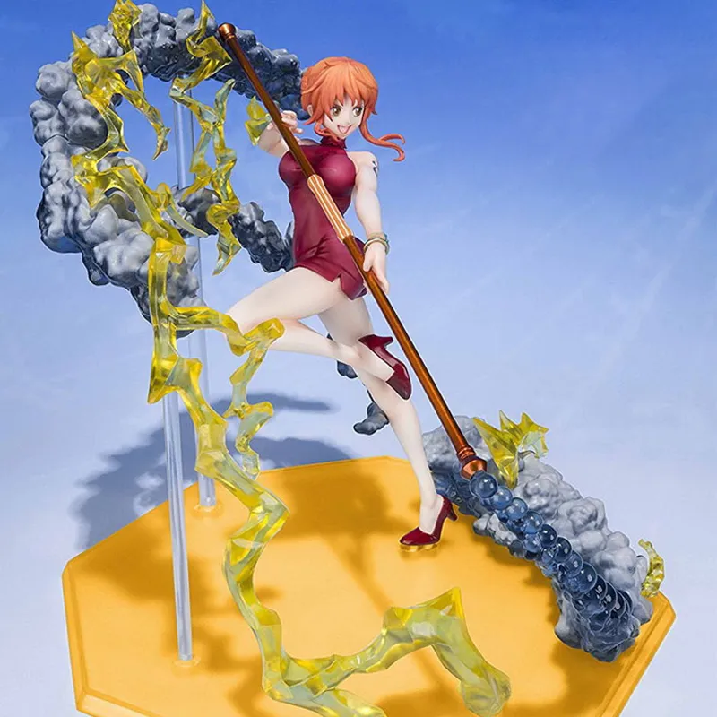 BANDAI Nami Bandai Figuarts Zero Sky High Stick Lightning Scale Figures 15cm-1