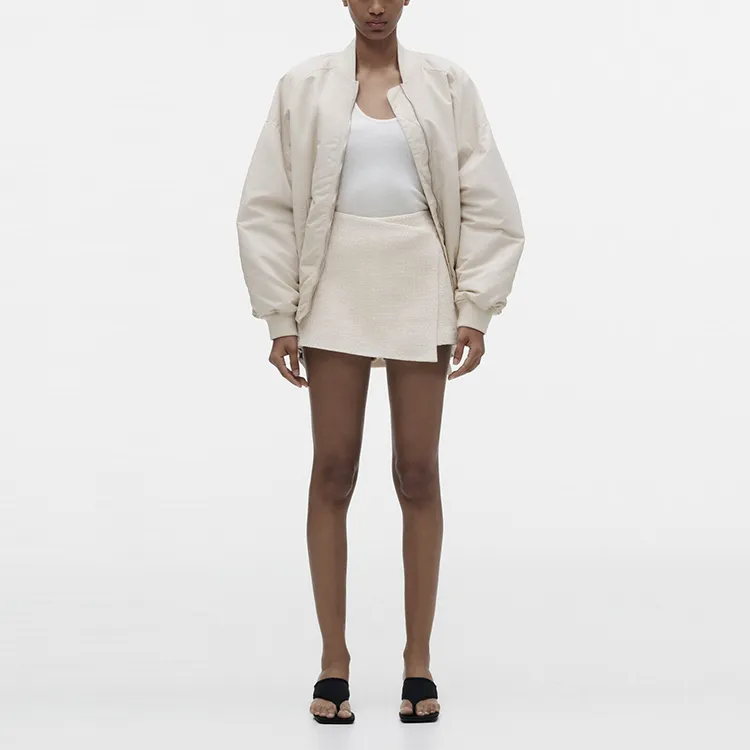 ZARA Casual Shorts Women's White-1