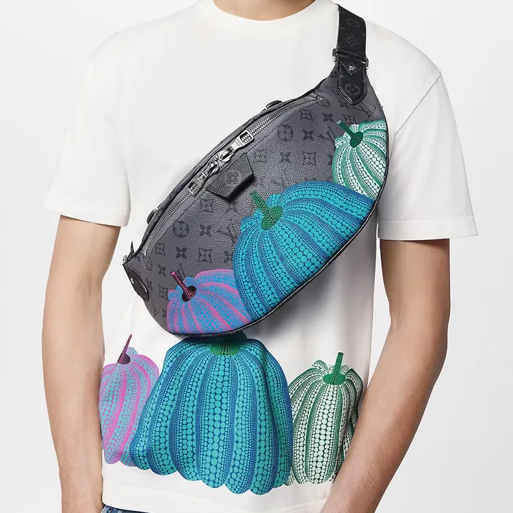 LOUIS VUITTON Lv X Yk Maxi Bumbag Pumpkin Print-6