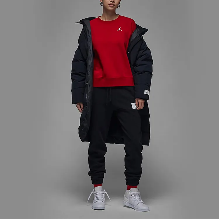 Jordan Sweatshirts Women's Red-2