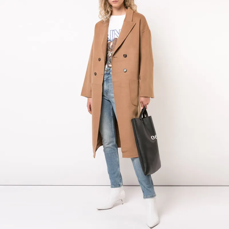 Anine Bing Dylan Belted Double breasted Coat-2