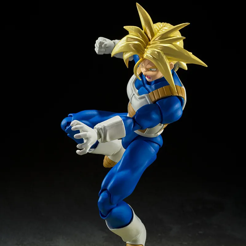 BANDAI S.H.Figuarts Dragon Ball Z Super Saiyan Trunks Hidden Power Within Action Figures 14cm-4