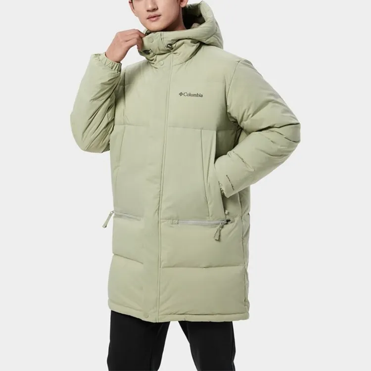 Columbia Down Jackets Men Green-5