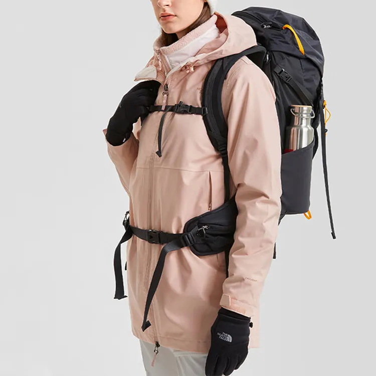 THE NORTH FACE City Outdoor Collection Water Resistant Windproof Breathable Windbreaker Jacket Women's Pink-3
