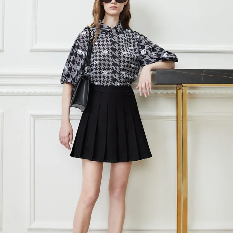 DKNY Casual Short Skirts Women's Black-1