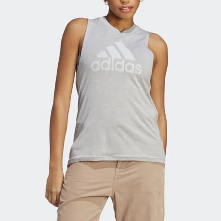 Adidas Women's Sportswear Future Icons Winners 3.0 Tank Top Medium Grey Heather/White-1