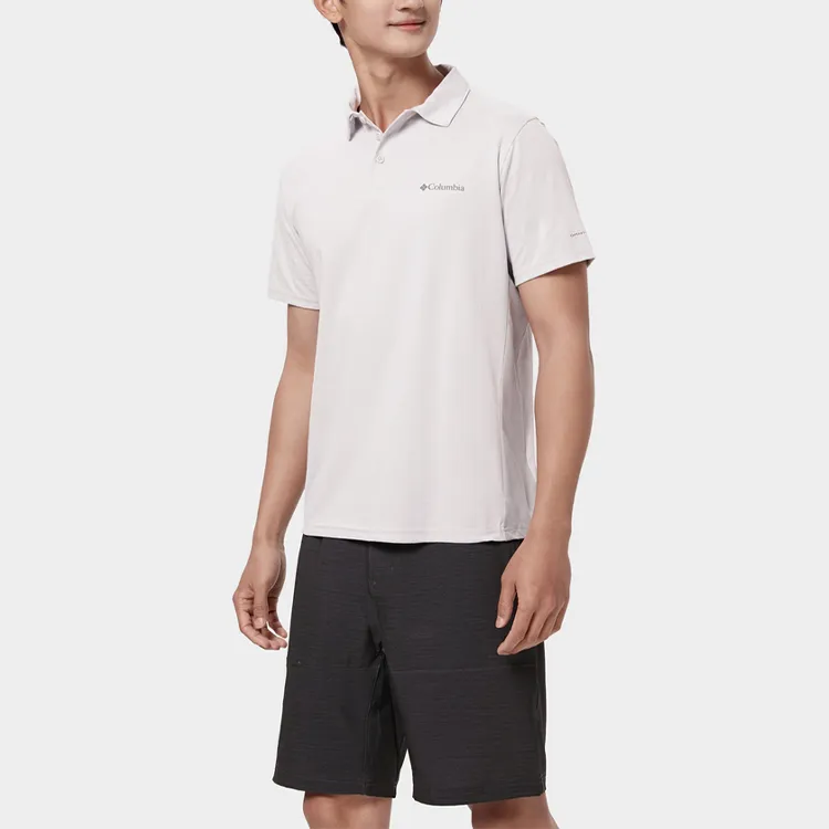 Columbia Polo Shirts Men White-3