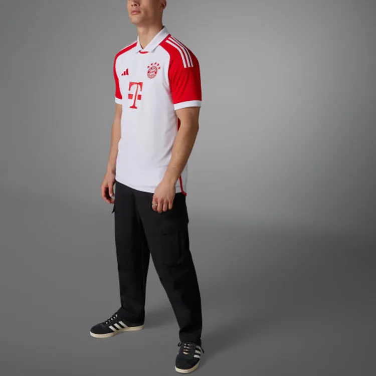 Adidas Bayern Munich Soccer Jerseys Men Red White Color Scheme-2