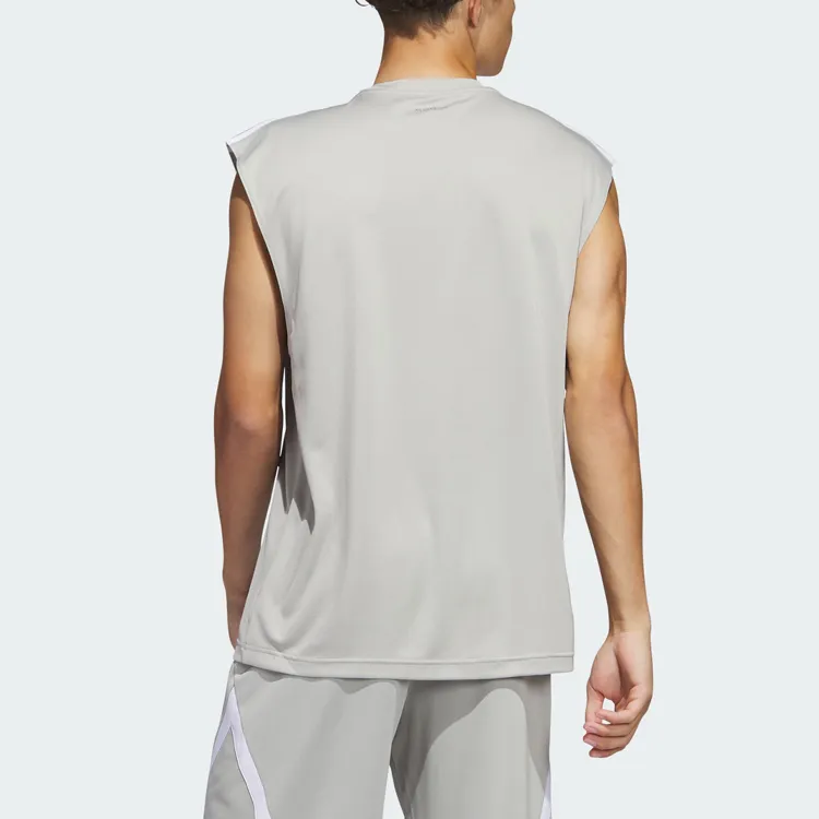 Adidas Tank Tops Men's Metal Gray-3