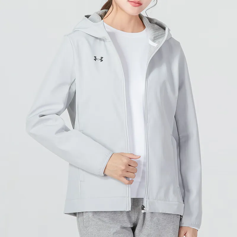 Under Armour Jackets Women's Light Gray-2