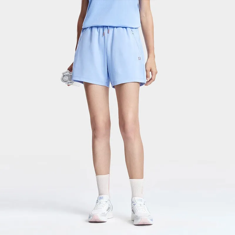 FILA Sports Shorts Women's Twill Blue-3