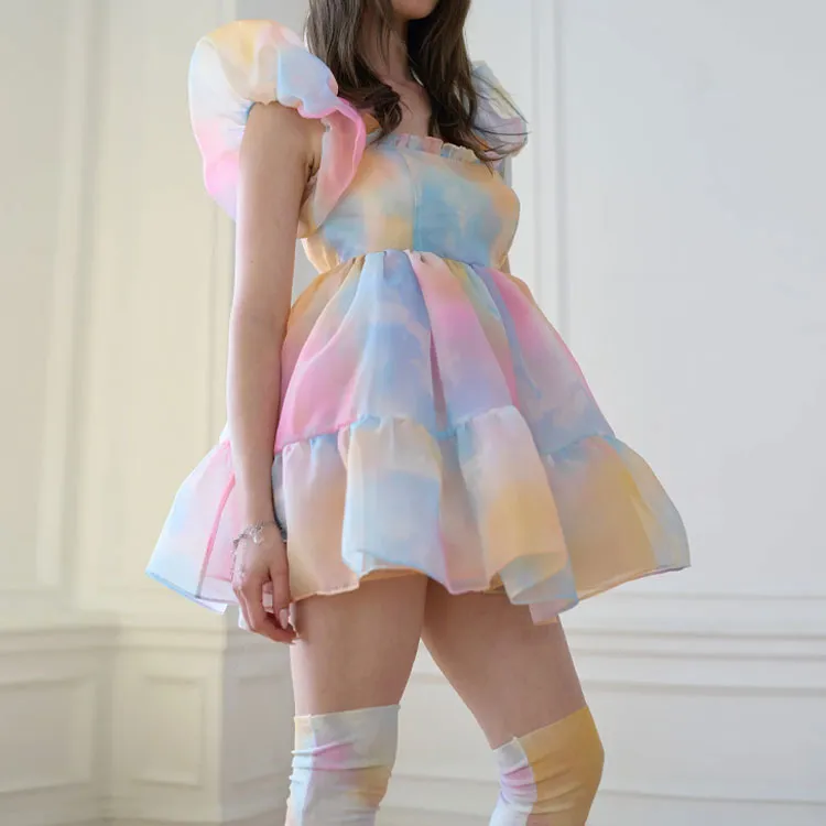 Selkie Short Sleeved Dresses Women's Multicolor-2