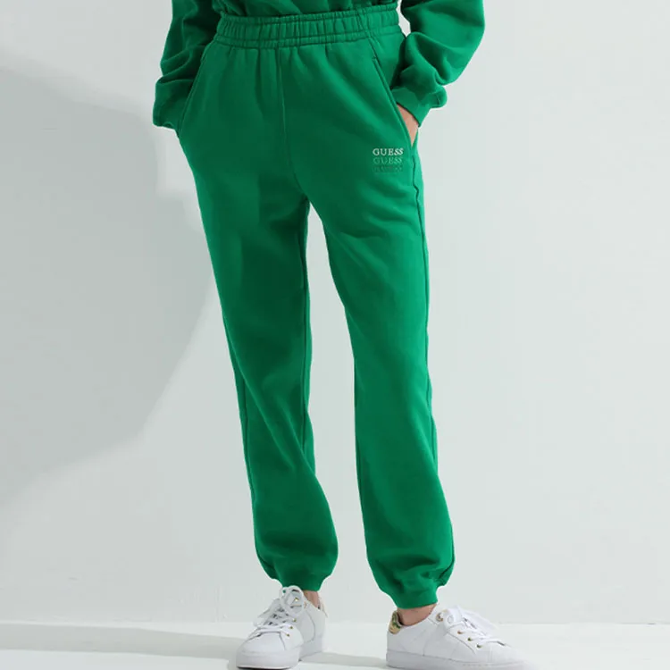GUESS Knitted Sweatpants Women's Green-2