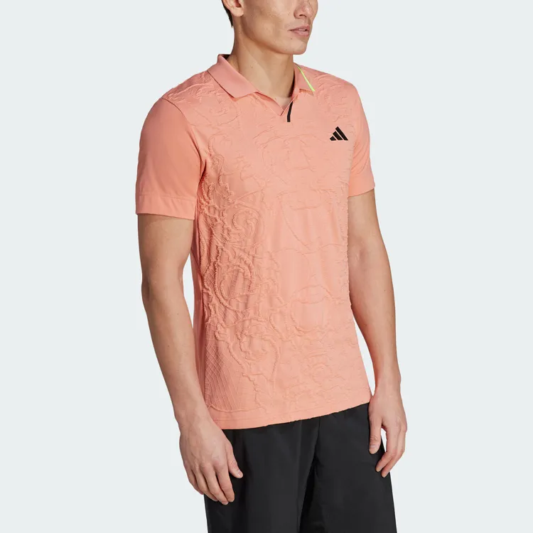 Adidas 2023 British Tennis Grand Slam Series SS23 Polo Shirt Men's Earth Brown-2