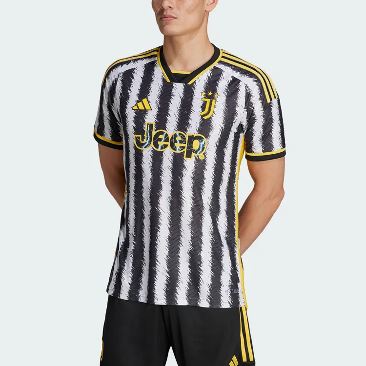 Adidas Juventus Soccer Jerseys Men Black-3