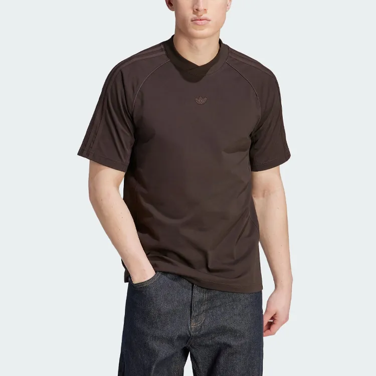 Adidas Originals Essentials T Shirts Men Dark Brown-1