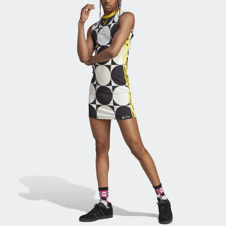 Adidas Originals Sleeveless Dresses Women's Black/White-1