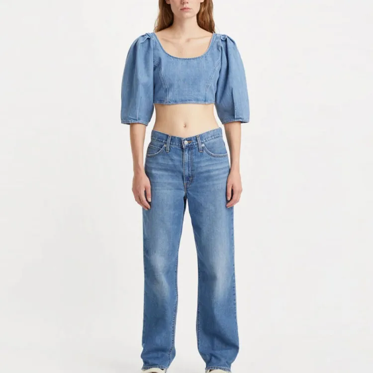 Levis SS23 Ice Cool Jeans Women's Blue-2
