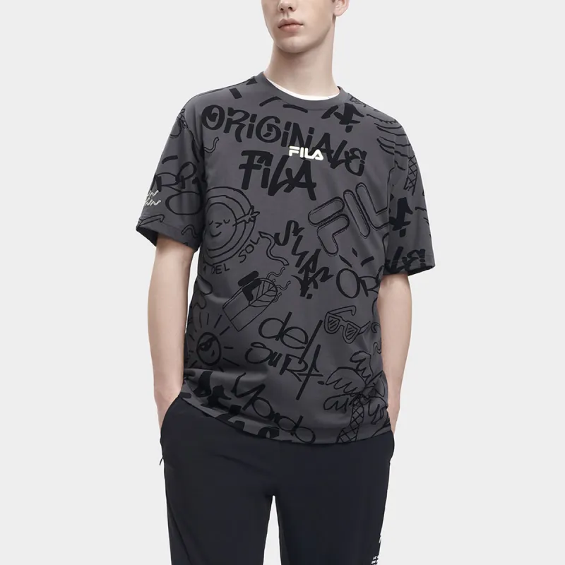 FILA T Shirt Men's All Over Print-2