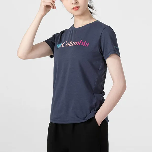 Columbia T Shirts Women's Blue-2