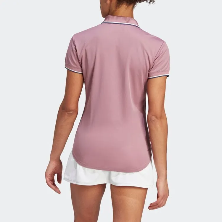 Adidas Polo Shirts Women's Pink-2