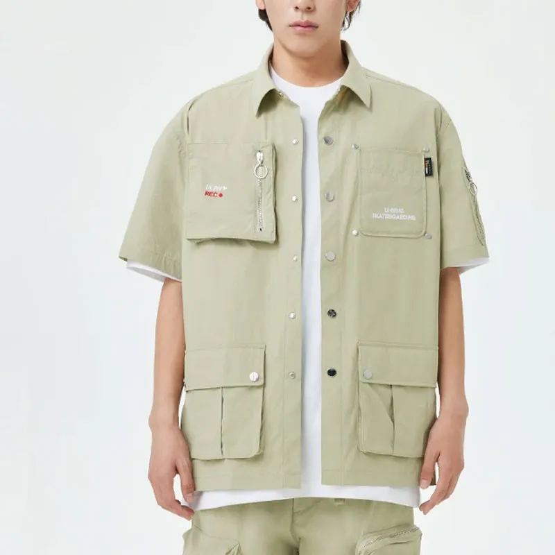 LiNing Shirts Men Elm Branch Green-3