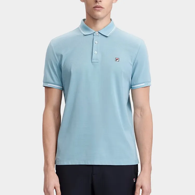 FILA Polo Shirts Men Forget-Me-Not Blue-2