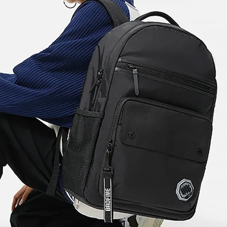 LiNing Polyester Backpack Regular Unisex Black-4