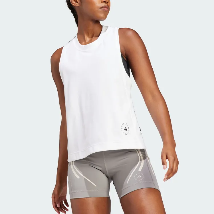 Adidas Free Shipping With AdiClub Adidas By Stella McCartney Logo Tank Top-3