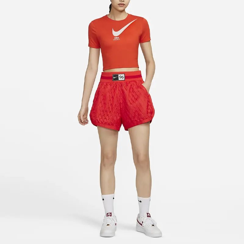 Nike Casual Shorts Women's Passionate Red-2