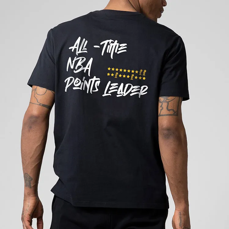 NBA Lakers T Shirts Men Black-4