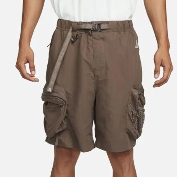 Nike Casual Shorts Men Brown-1