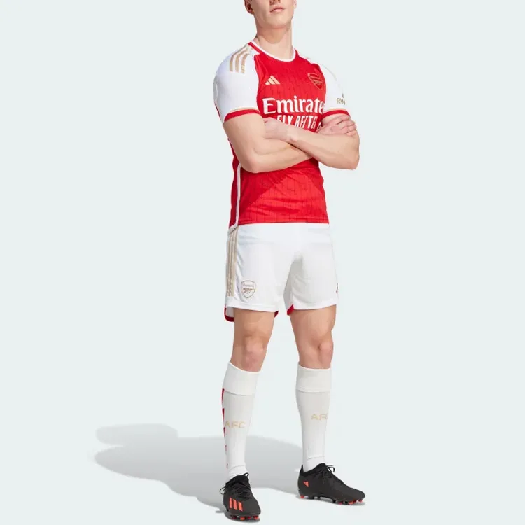 Adidas Soccer Bottoms 2023 2024 Season Arsenal Home Men's White-4