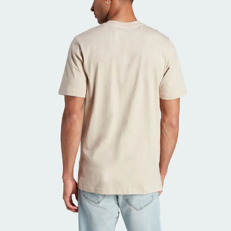 Adidas T Shirts Men Beige-3