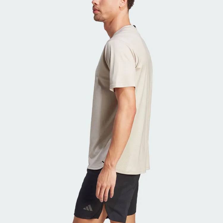 Adidas D4T T Shirts Men Beige-3