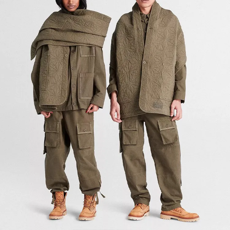 Clot X Timberland Jackets Unisex Brown-1