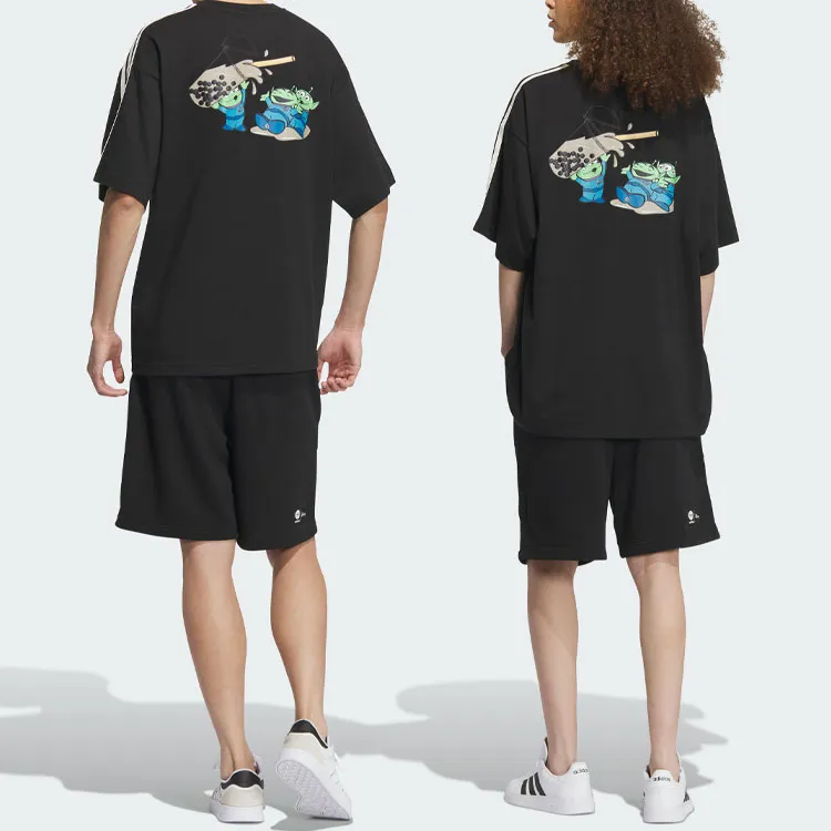 Disney X Adidas Neo Casual Shorts Men Black-5