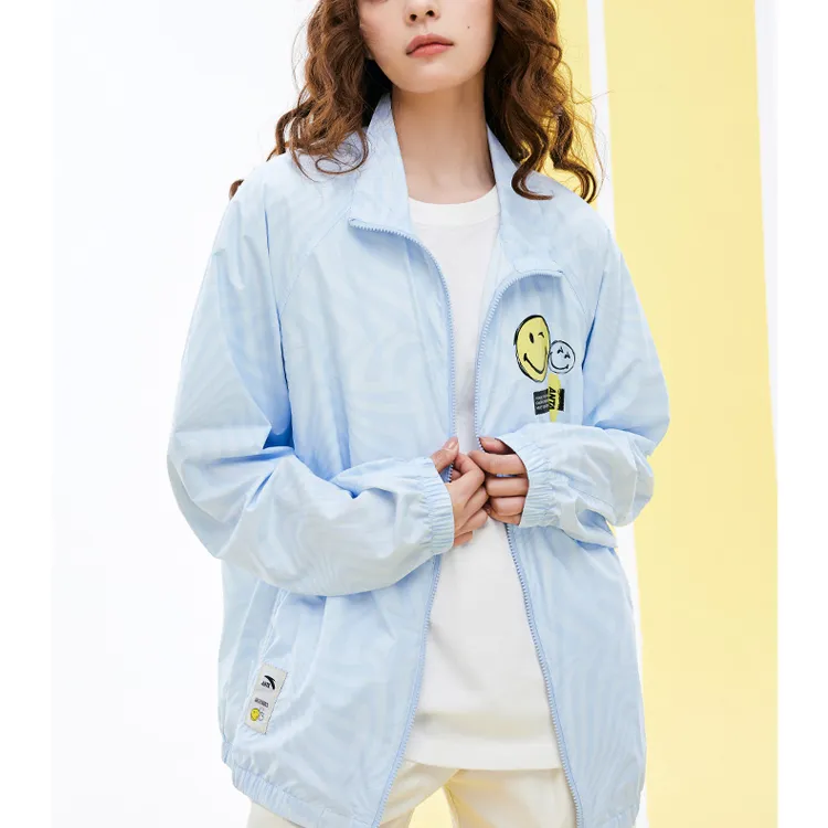 Anta Life Collection Jacket Unisex Cloud Fabric Blue-1