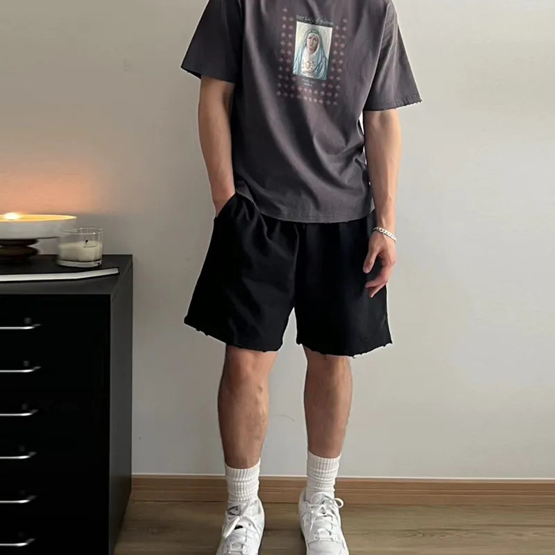 Gremade Homme Casual Shorts Men Black-3