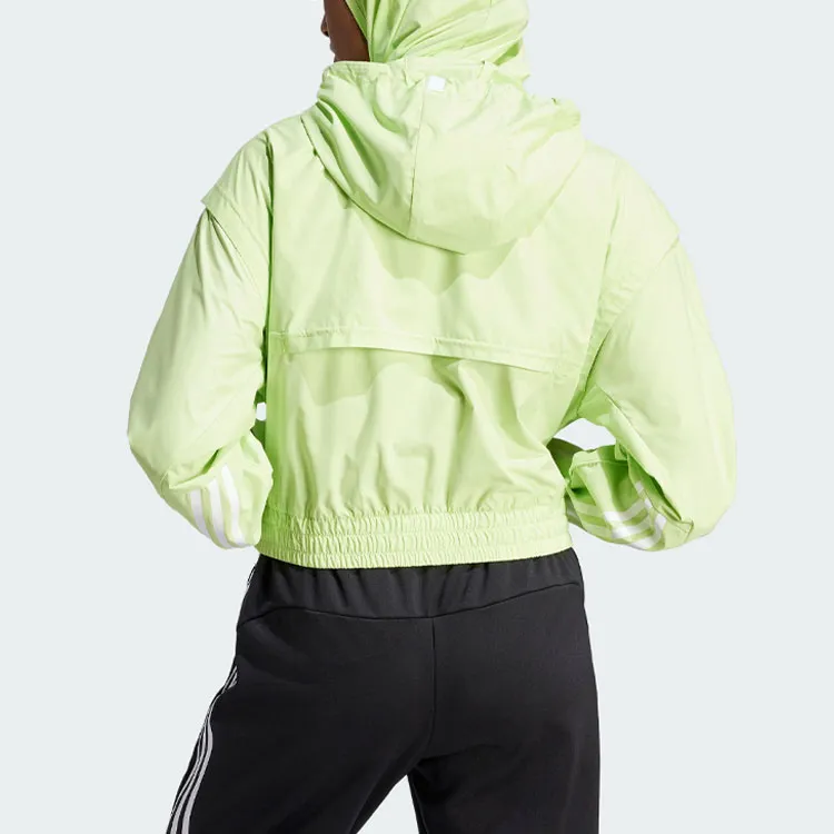 Adidas Jackets Women's Pulse Acid Orange Green-2
