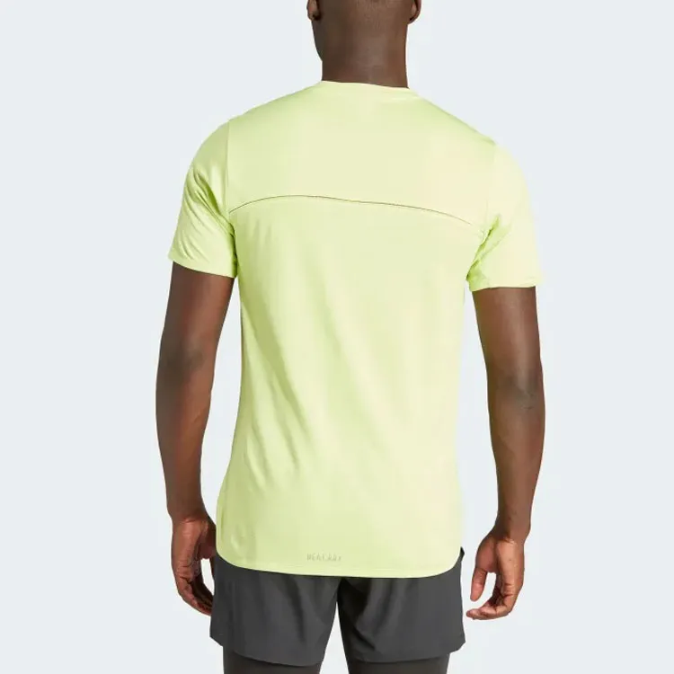 Adidas Hiit T-Shirts Men Lime Green-2
