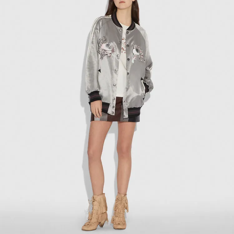 COACH Jackets Women's Gray-1