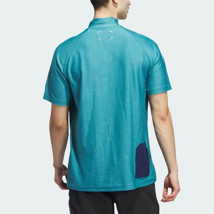 Adidas T-Shirts Men Turquoise-2