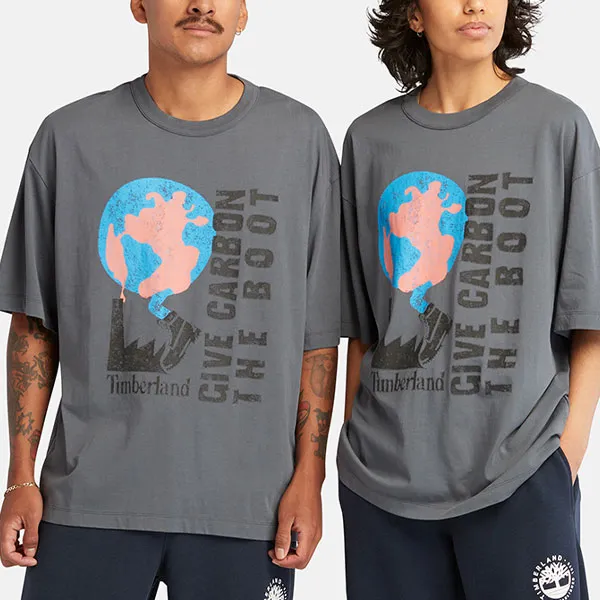 Timberland T Shirt Unisex Rock Cyan-3