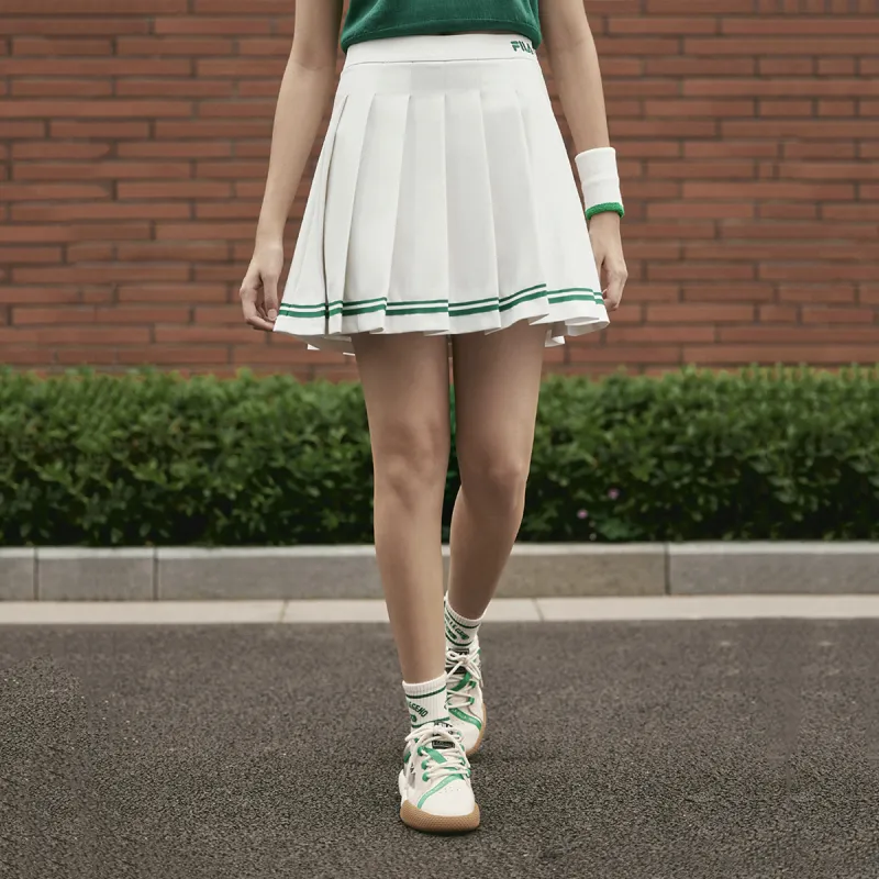 FILA ORIGINALE Casual Short Skirts Women's Cloud White-2