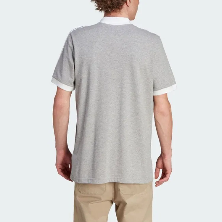 Adidas Originals Adicolor Polo Shirts Men Gray-2