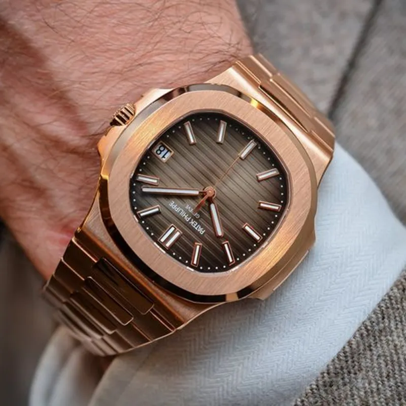 PATEK PHILIPPE Pre Owned 2019 Pre owned Nautilus 5711/1R 001 'Tiffany & Co.' 40.5mm-4