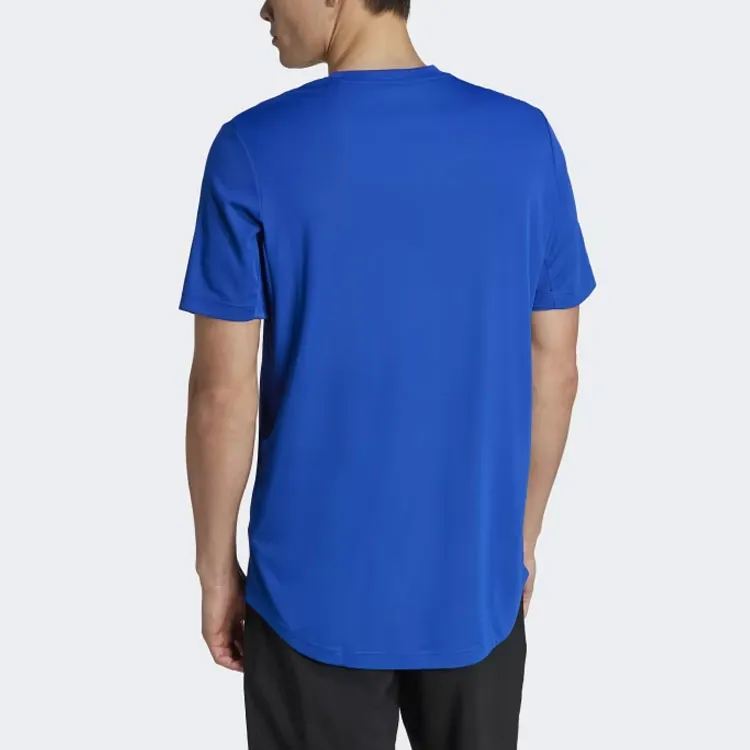 Adidas T-Shirts Men Royal Blue-2